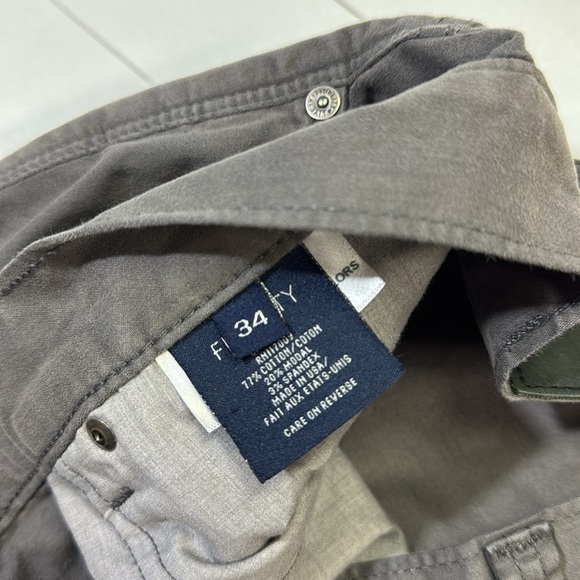 Fidelity mens 34x28 gray Havana twill straight fit denim jeans EUC - Picture 3 of 6